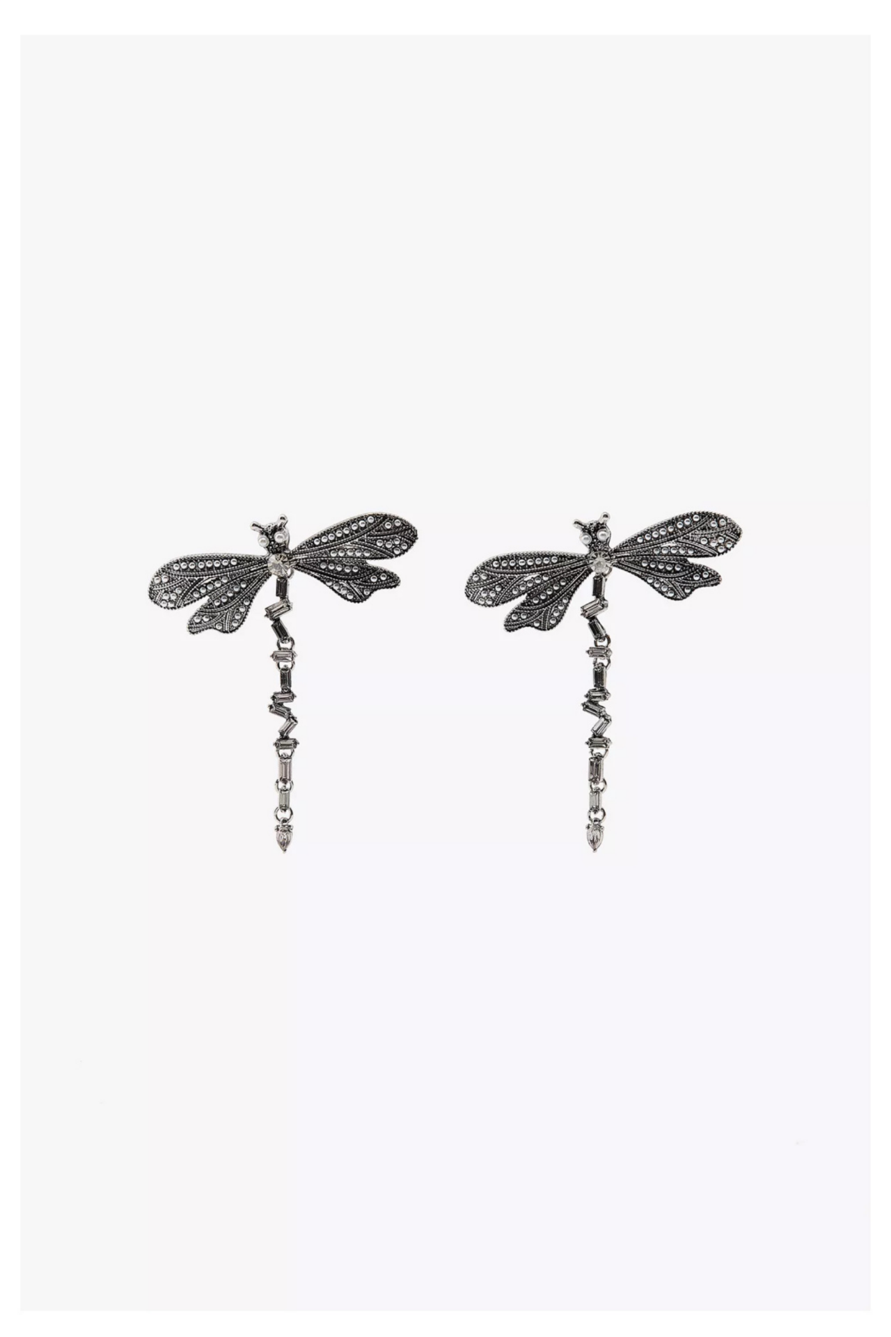 Parlak Taşlı Yusufçuk Küpe