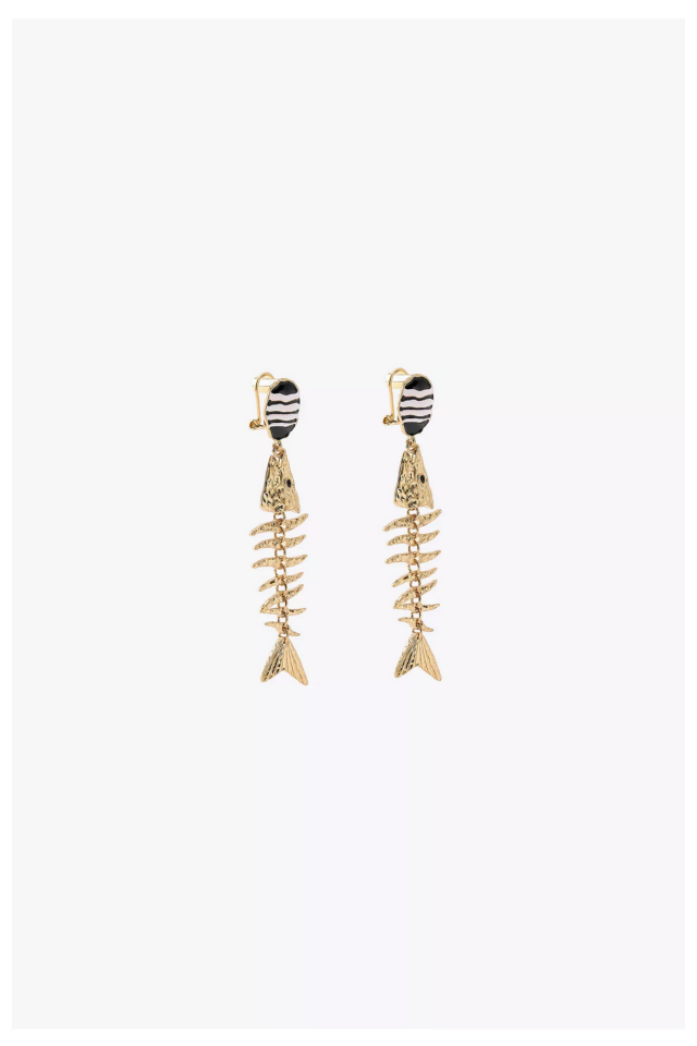 Metal Balık Küpe