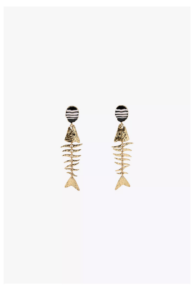 Metal Balık Küpe