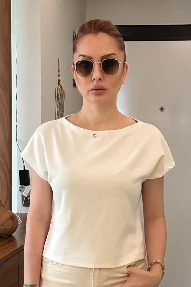 Ekru Oysho Kumaş  Bluz