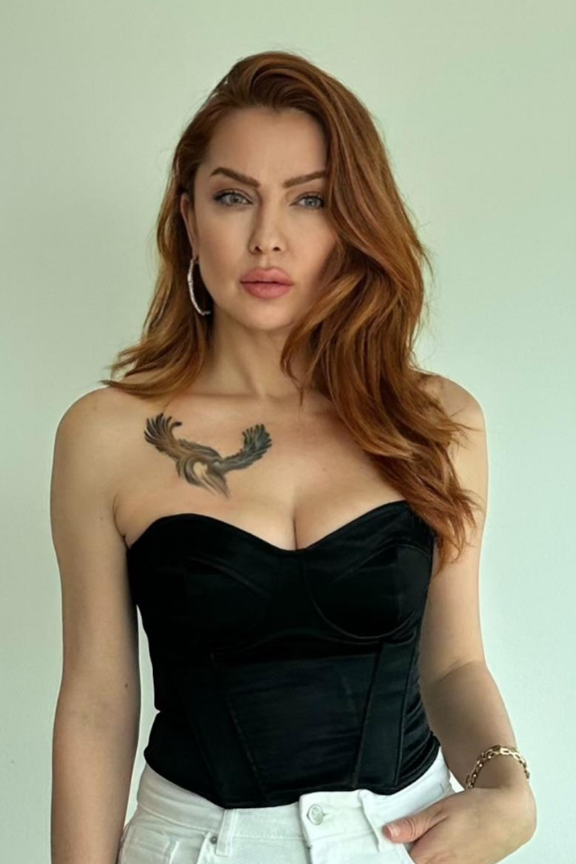 Saten Korse Büstiyer Siyah